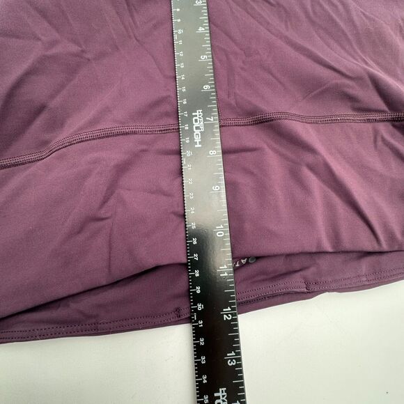 ATHLETA | Large Ultimate Stash Pocket Crop Compression High Rise Purple Leggings - Picture 6 of 9